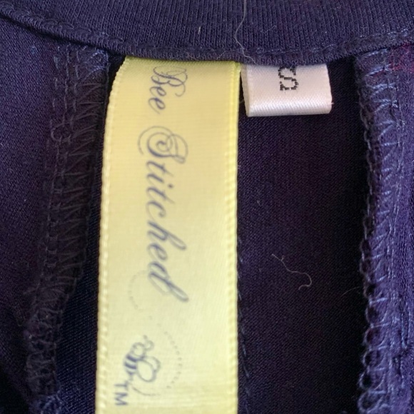 Bee Stiched Navy Gorgeous Top Boutique purchase - Picture 12 of 13